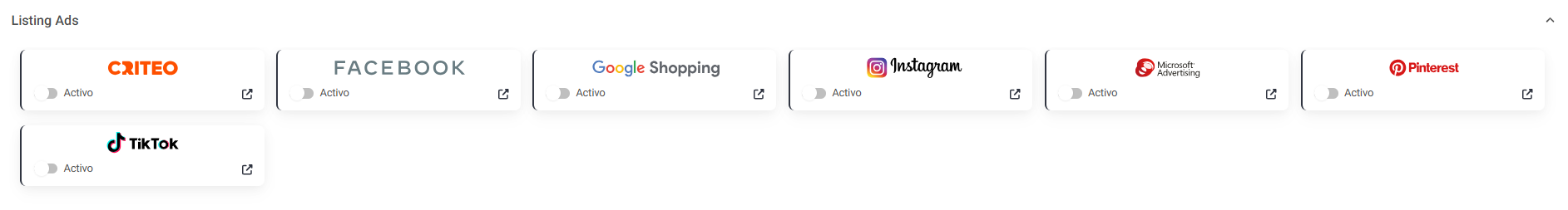 Listing Ads ecommerce marketplaces social