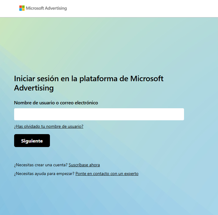 registro en bing