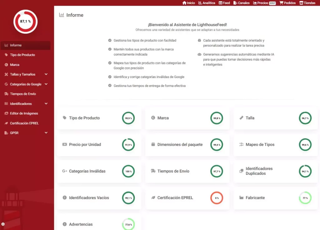 mejorar la calidad de datos en Google Shopping