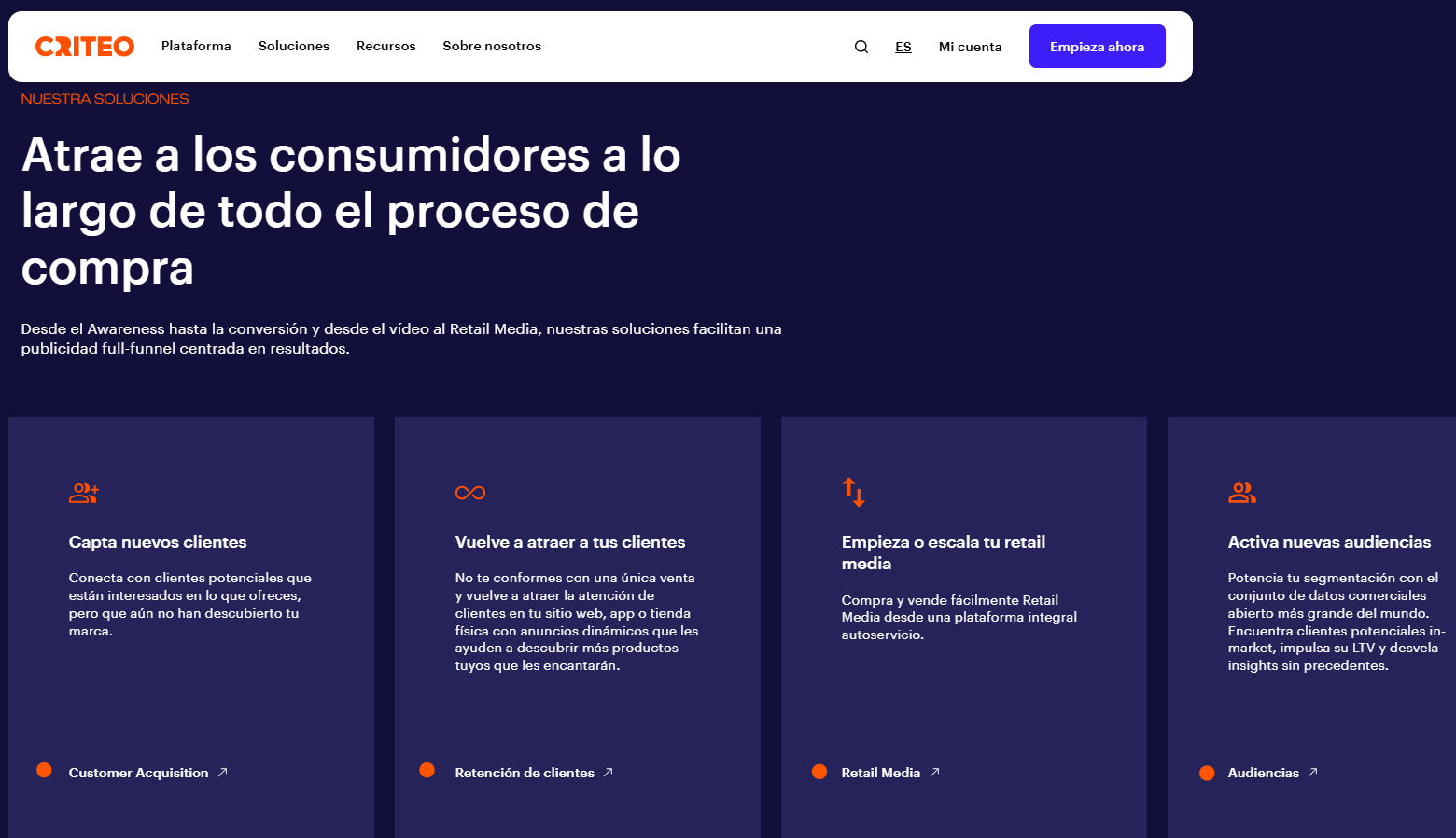 pagina de criteo listing ads